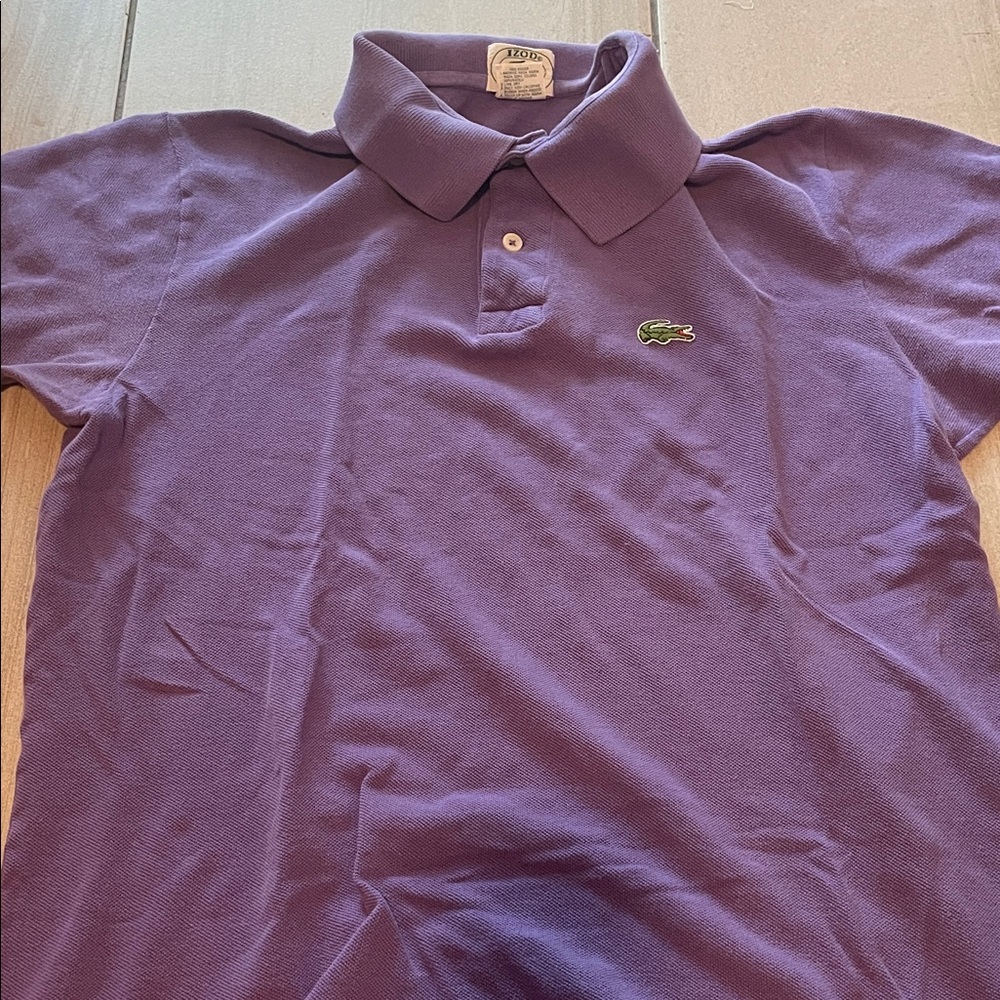 Lacoste Purple Polo sz m